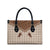 Aloha Hawaii Cowboys Paniolo Leather Bag Beige Palaka - Polynesian Pride