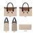 Aloha Hawaii Cowboys Paniolo Leather Bag Beige Palaka - Polynesian Pride