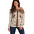 Aloha Hawaii Cowboys Paniolo Off Shoulder Sweater Beige Palaka - Polynesian Pride
