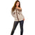 Aloha Hawaii Cowboys Paniolo Off Shoulder Sweater Beige Palaka - Polynesian Pride