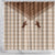 Aloha Hawaii Cowboys Paniolo Shower Curtain Beige Palaka - Polynesian Pride