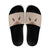 Aloha Hawaii Cowboys Paniolo Slide Sandals Beige Palaka - Polynesian Pride