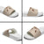 Aloha Hawaii Cowboys Paniolo Slide Sandals Beige Palaka - Polynesian Pride