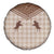 Aloha Hawaii Cowboys Paniolo Spare Tire Cover Beige Palaka - Polynesian Pride