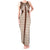 Aloha Hawaii Cowboys Paniolo Tank Maxi Dress Beige Palaka - Polynesian Pride