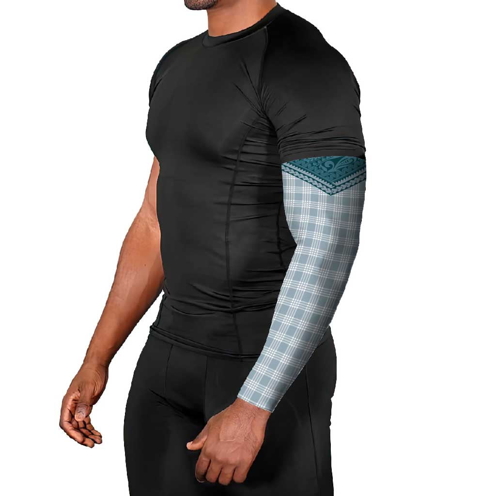 Aloha Hawaii Cowboys Paniolo Arm Sleeves Teal Palaka - Polynesian Pride