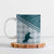 Aloha Hawaii Cowboys Paniolo Ceramic Mug Teal Palaka - Polynesian Pride