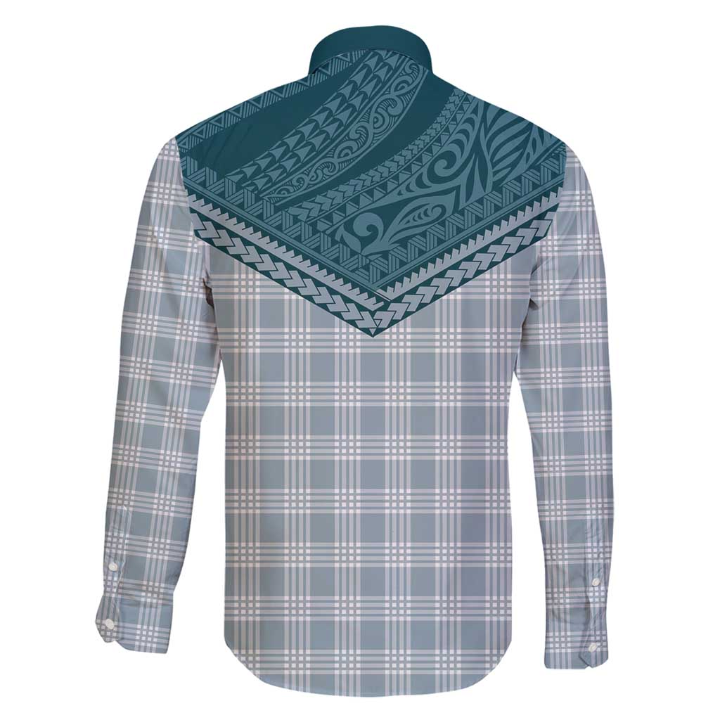 Aloha Hawaii Cowboys Paniolo Family Matching Summer Maxi Dress and Hawaiian Shirt Teal Palaka - Polynesian Pride