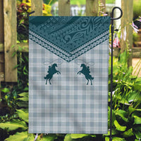 Aloha Hawaii Cowboys Paniolo Garden Flag Teal Palaka - Polynesian Pride