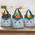 Aloha Hawaii Cowboys Paniolo Grocery Bag Teal Palaka - Polynesian Pride
