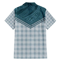 Aloha Hawaii Cowboys Paniolo Hawaiian Shirt Teal Palaka - Polynesian Pride