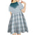 Aloha Hawaii Cowboys Paniolo Kid Short Sleeve Dress Teal Palaka - Polynesian Pride