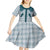 Aloha Hawaii Cowboys Paniolo Kid Short Sleeve Dress Teal Palaka - Polynesian Pride