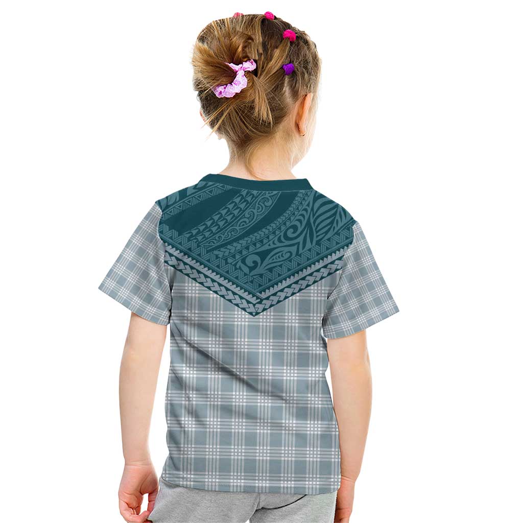 Aloha Hawaii Cowboys Paniolo Kid T Shirt Teal Palaka - Polynesian Pride