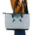 Aloha Hawaii Cowboys Paniolo Leather Tote Bag Teal Palaka - Polynesian Pride