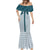 Aloha Hawaii Cowboys Paniolo Mermaid Dress Teal Palaka - Polynesian Pride