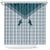 Aloha Hawaii Cowboys Paniolo Shower Curtain Teal Palaka - Polynesian Pride