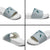 Aloha Hawaii Cowboys Paniolo Slide Sandals Teal Palaka - Polynesian Pride