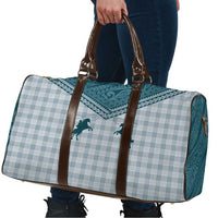 Aloha Hawaii Cowboys Paniolo Travel Bag Teal Palaka - Polynesian Pride