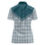Aloha Hawaii Cowboys Paniolo Women Polo Shirt Teal Palaka - Polynesian Pride