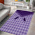 Aloha Hawaii Cowboys Paniolo Area Rug Violet Palaka - Polynesian Pride