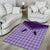 Aloha Hawaii Cowboys Paniolo Area Rug Violet Palaka - Polynesian Pride