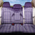 Aloha Hawaii Cowboys Paniolo Back Car Seat Cover Violet Palaka - Polynesian Pride