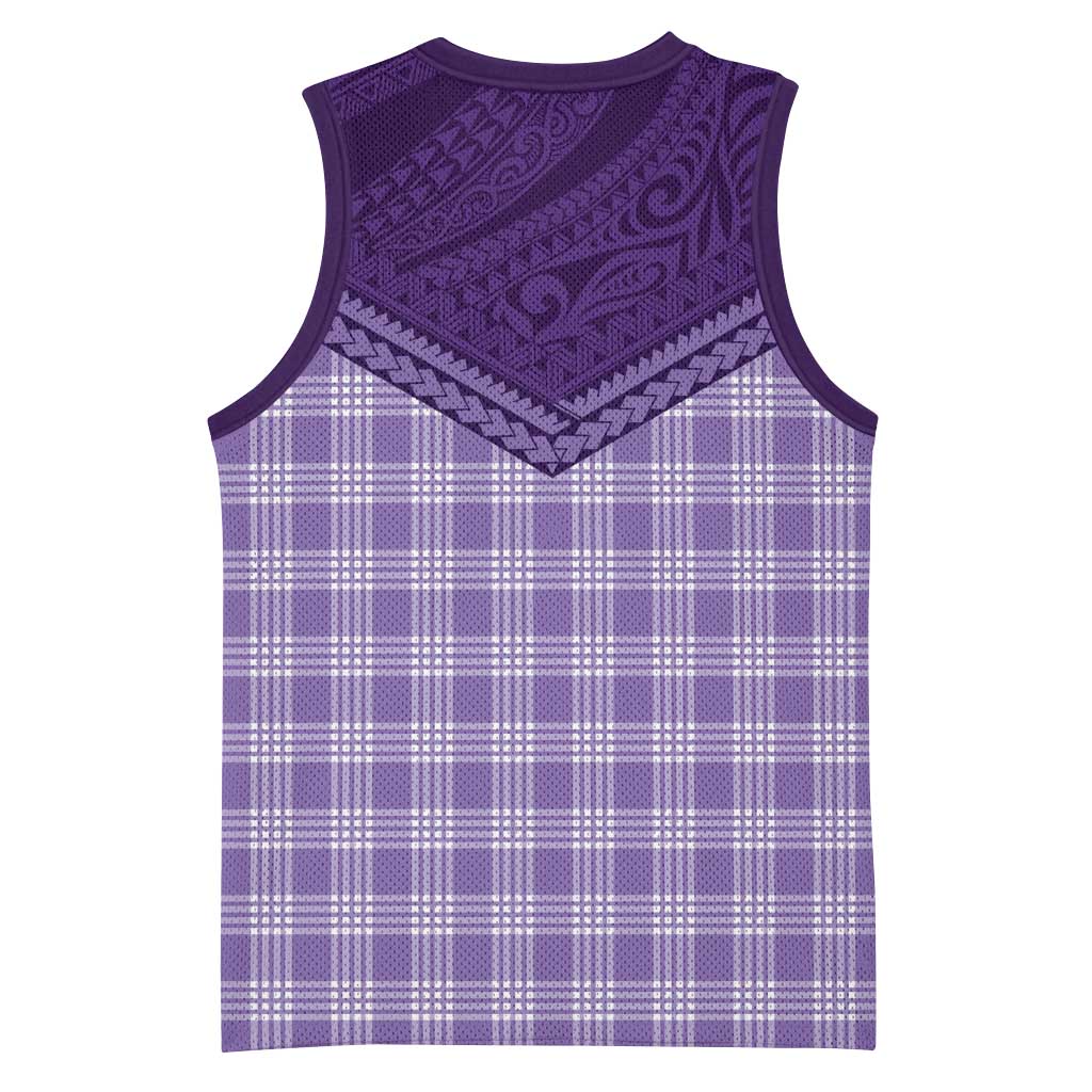 Aloha Hawaii Cowboys Paniolo Basketball Jersey Violet Palaka LT7 - Polynesian Pride