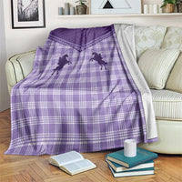 Aloha Hawaii Cowboys Paniolo Blanket Violet Palaka - Polynesian Pride