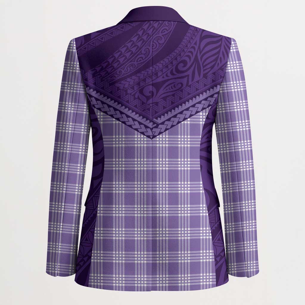 Aloha Hawaii Cowboys Paniolo Blazer Violet Palaka LT7 - Polynesian Pride