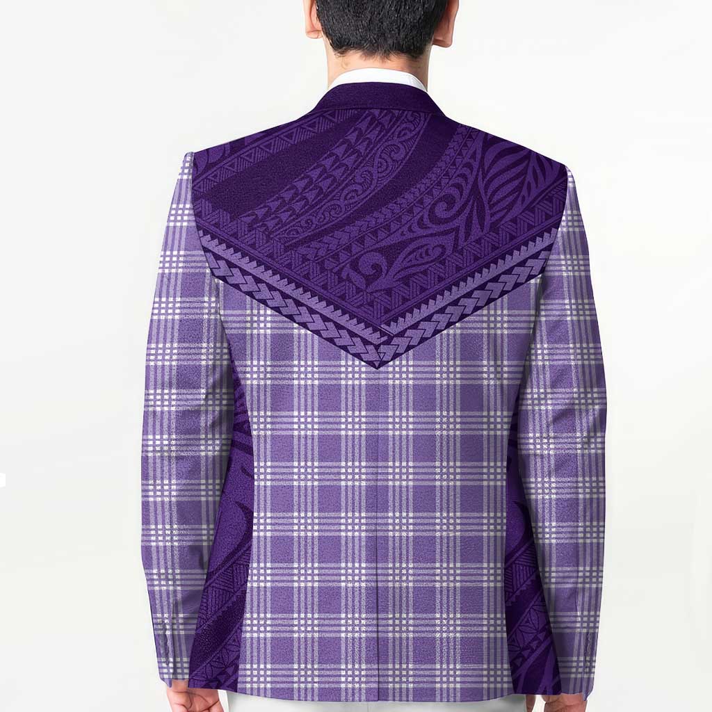 Aloha Hawaii Cowboys Paniolo Blazer Violet Palaka LT7 - Polynesian Pride