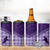 Aloha Hawaii Cowboys Paniolo 4 in 1 Can Cooler Tumbler Violet Palaka - Polynesian Pride