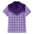 Aloha Hawaii Cowboys Paniolo Family Matching Long Sleeve Bodycon Dress and Hawaiian Shirt Violet Palaka - Polynesian Pride
