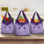 Aloha Hawaii Cowboys Paniolo Grocery Bag Violet Palaka - Polynesian Pride