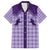Aloha Hawaii Cowboys Paniolo Hawaiian Shirt Violet Palaka - Polynesian Pride