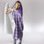 Aloha Hawaii Cowboys Paniolo Hooded Blanket Violet Palaka - Polynesian Pride