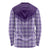 Aloha Hawaii Cowboys Paniolo Long Sleeve Shirt Violet Palaka - Polynesian Pride