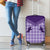 Aloha Hawaii Cowboys Paniolo Luggage Cover Violet Palaka - Polynesian Pride