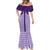 Aloha Hawaii Cowboys Paniolo Mermaid Dress Violet Palaka - Polynesian Pride