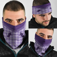 Aloha Hawaii Cowboys Paniolo Neck Gaiter Violet Palaka - Polynesian Pride