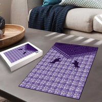 Aloha Hawaii Cowboys Paniolo Puzzle Violet Palaka - Polynesian Pride