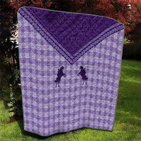 Aloha Hawaii Cowboys Paniolo Quilt Violet Palaka - Polynesian Pride