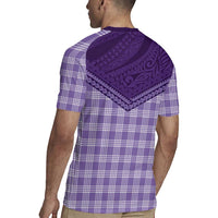 Aloha Hawaii Cowboys Paniolo Rugby Jersey Violet Palaka - Polynesian Pride