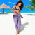 Aloha Hawaii Cowboys Paniolo Sarong Violet Palaka - Polynesian Pride