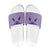 Aloha Hawaii Cowboys Paniolo Slide Sandals Violet Palaka - Polynesian Pride