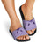 Aloha Hawaii Cowboys Paniolo Slide Sandals Violet Palaka - Polynesian Pride