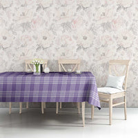 Aloha Hawaii Cowboys Paniolo Tablecloth Violet Palaka - Polynesian Pride