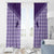 Aloha Hawaii Cowboys Paniolo Window Curtain Violet Palaka - Polynesian Pride