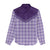 Aloha Hawaii Cowboys Paniolo Women Casual Shirt Violet Palaka - Polynesian Pride