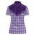 Aloha Hawaii Cowboys Paniolo Women Polo Shirt Violet Palaka - Polynesian Pride